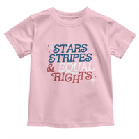 Stars Stripes And Equal Rights Toddler T Shirt 4th Of July Liberal American - Wonder Print Shop