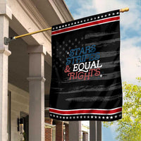 Stars Stripes And Equal Rights Garden Flag 4th Of July Liberal American