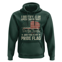 Funny I Identify As An American Patriot And This Is My Pride Flag Hoodie - Wonder Print Shop