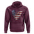 4th of July American Flag Heart USA Patriotic Hoodie - Wonder Print Shop