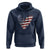 4th of July American Flag Heart USA Patriotic Hoodie - Wonder Print Shop