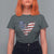 4th of July American Flag Heart USA Patriotic T Shirt For Women - Wonder Print Shop