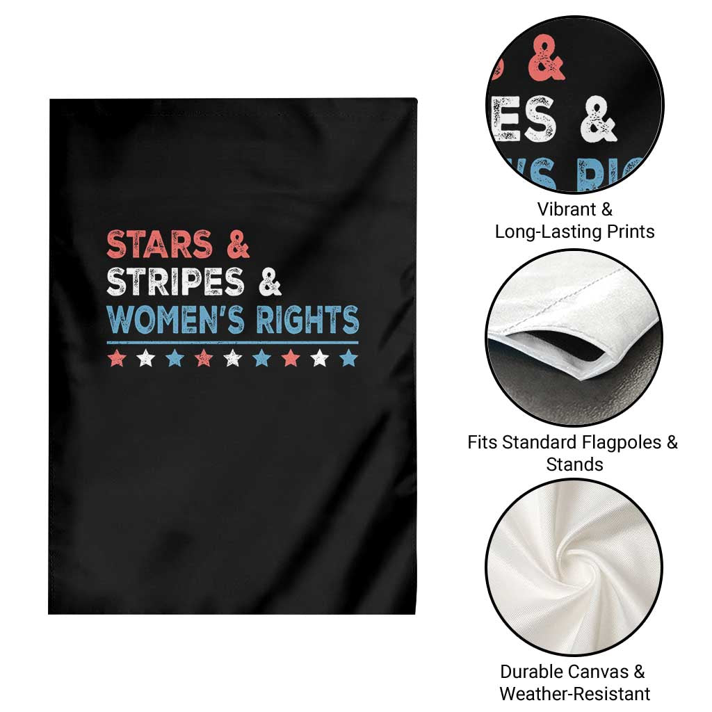 Stars Stripes And Women's Rights Garden Flag 4th Of July Equal Rights - Wonder Print Shop