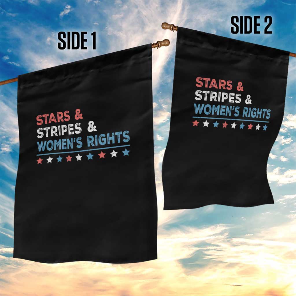 Stars Stripes And Women's Rights Garden Flag 4th Of July Equal Rights - Wonder Print Shop