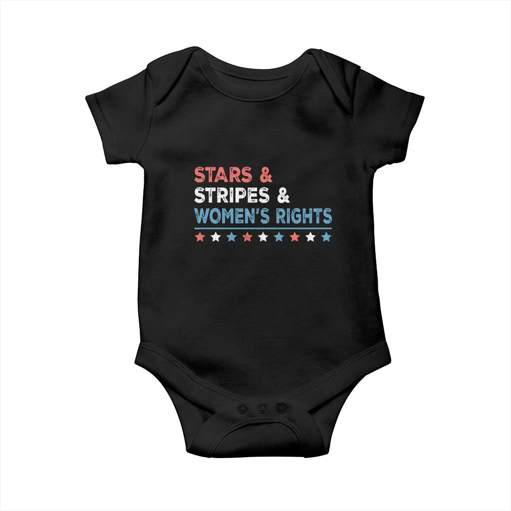 Stars Stripes And Women's Rights Baby Onesie 4th Of July Equal Rights - Wonder Print Shop