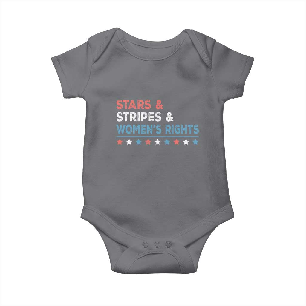 Stars Stripes And Women's Rights Baby Onesie 4th Of July Equal Rights - Wonder Print Shop