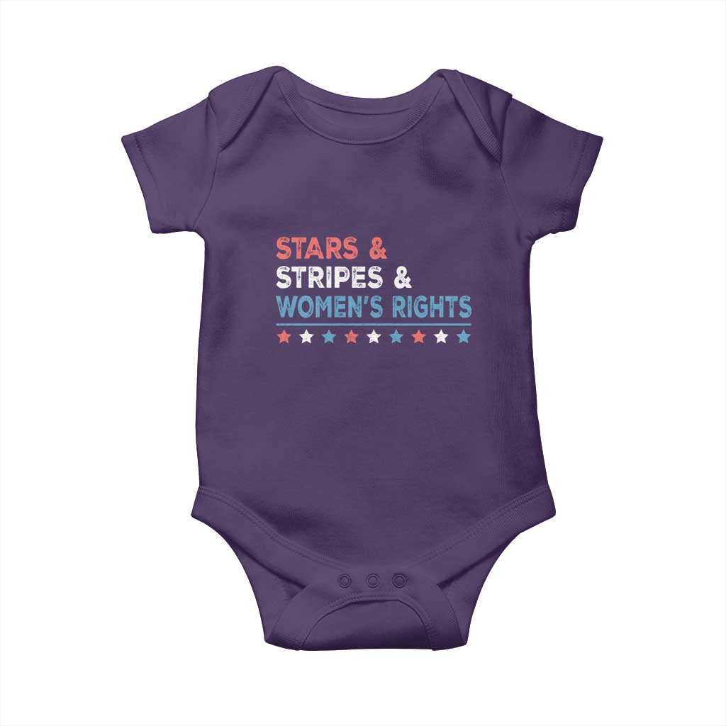 Stars Stripes And Women's Rights Baby Onesie 4th Of July Equal Rights - Wonder Print Shop