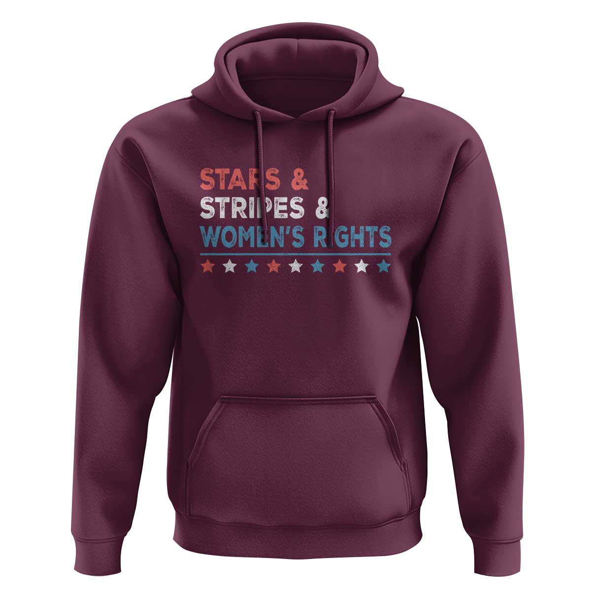 Stars Stripes And Women's Rights Hoodie 4th Of July Equal Rights - Wonder Print Shop