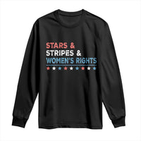 Stars Stripes And Women's Rights Long Sleeve Shirt 4th Of July Equal Rights - Wonder Print Shop