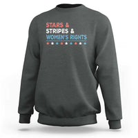 Stars Stripes And Women's Rights Sweatshirt 4th Of July Equal Rights - Wonder Print Shop