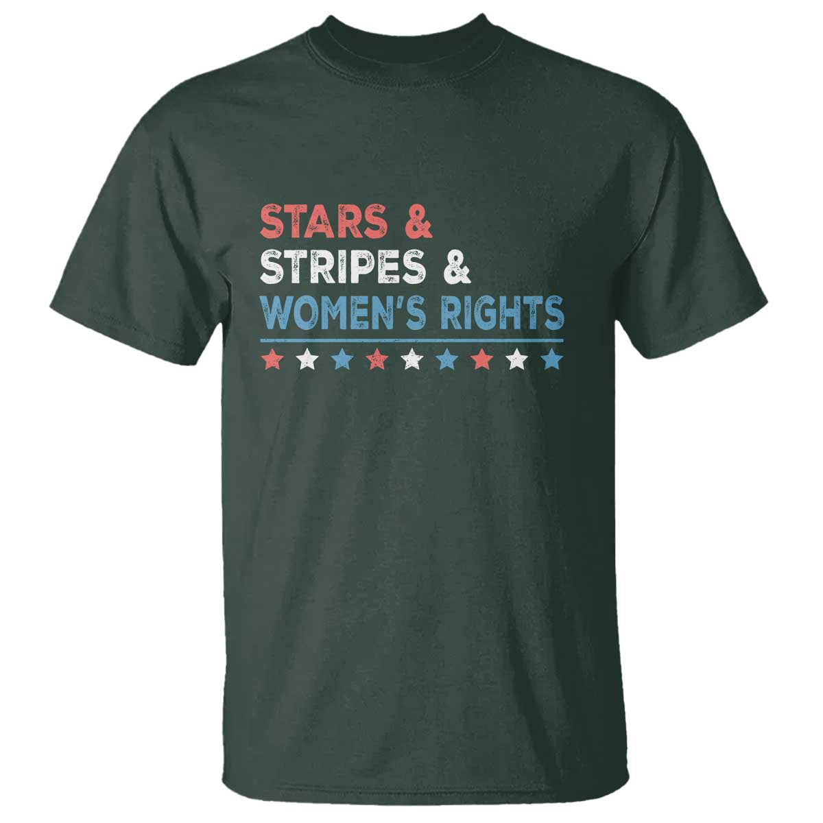 Stars Stripes And Women's Rights T Shirt 4th Of July Equal Rights - Wonder Print Shop