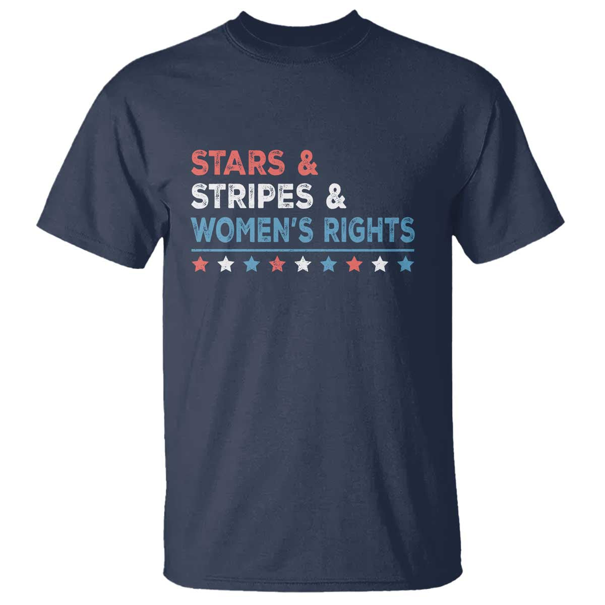Stars Stripes And Women's Rights T Shirt 4th Of July Equal Rights - Wonder Print Shop