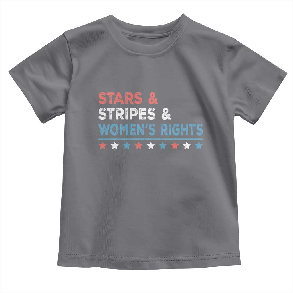 Stars Stripes And Women's Rights Toddler T Shirt 4th Of July Equal Rights - Wonder Print Shop