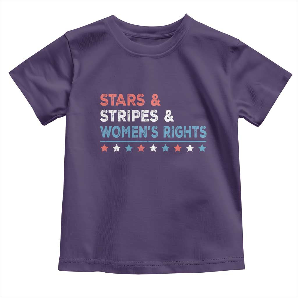 Stars Stripes And Women's Rights Toddler T Shirt 4th Of July Equal Rights - Wonder Print Shop