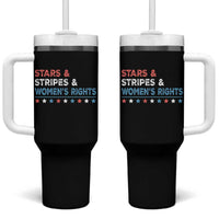Stars Stripes And Women's Rights Tumbler With Handle 4th Of July Equal Rights - Wonder Print Shop