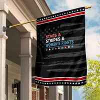 Stars Stripes And Women's Rights Garden Flag 4th Of July Equal Rights
