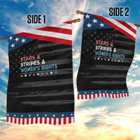 Stars Stripes And Women's Rights Garden Flag 4th Of July Equal Rights