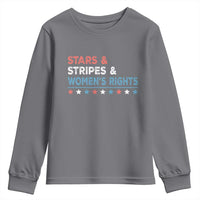Stars Stripes And Women's Rights Youth Sweatshirt 4th Of July Equal Rights - Wonder Print Shop
