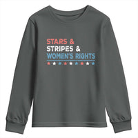 Stars Stripes And Women's Rights Youth Sweatshirt 4th Of July Equal Rights - Wonder Print Shop