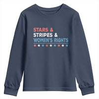 Stars Stripes And Women's Rights Youth Sweatshirt 4th Of July Equal Rights - Wonder Print Shop