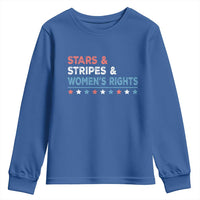 Stars Stripes And Women's Rights Youth Sweatshirt 4th Of July Equal Rights - Wonder Print Shop