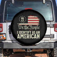 Funny 8647 I Identify As An American Spare Tire Cover American Flag - Wonder Print Shop
