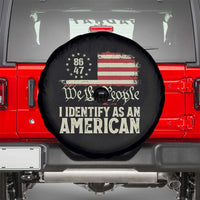 Funny 8647 I Identify As An American Spare Tire Cover American Flag - Wonder Print Shop