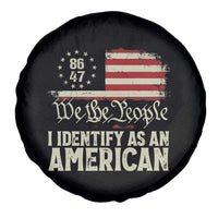 Funny 8647 I Identify As An American Spare Tire Cover American Flag - Wonder Print Shop