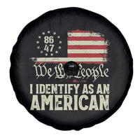 Funny 8647 I Identify As An American Spare Tire Cover American Flag - Wonder Print Shop