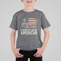 Funny 8647 I Identify As An American T Shirt For Kid American Flag - Wonder Print Shop