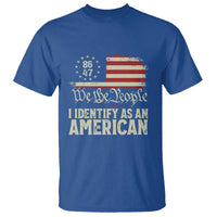 Funny 8647 I Identify As An American T Shirt American Flag - Wonder Print Shop
