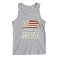 Funny 8647 I Identify As An American Tank Top American Flag - Wonder Print Shop
