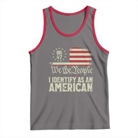 Funny 8647 I Identify As An American Tank Top American Flag - Wonder Print Shop
