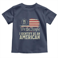 Funny 8647 I Identify As An American Toddler T Shirt American Flag - Wonder Print Shop