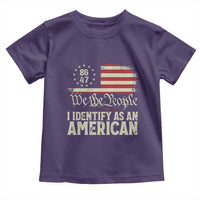Funny 8647 I Identify As An American Toddler T Shirt American Flag - Wonder Print Shop