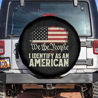 Funny I Identify As An American Spare Tire Cover 4th Of July American Flag - Wonder Print Shop