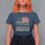 Funny I Identify As An American T Shirt For Women 4th Of July American Flag - Wonder Print Shop