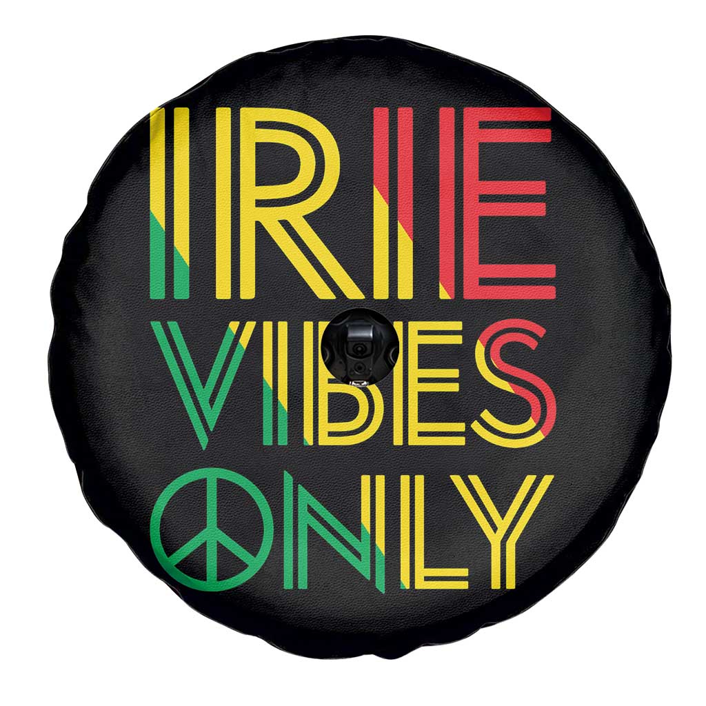 Irie Vibes Only Spare Tire Cover Rasta Reggae Roots Flag Music - Wonder Print Shop