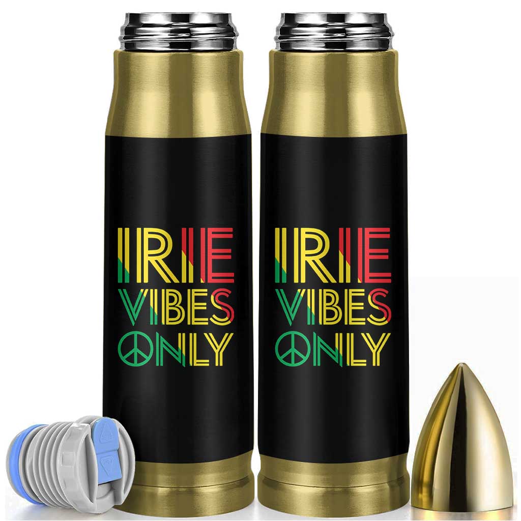 Irie Vibes Only Bullet Tumbler Rasta Reggae Roots Flag Music - Wonder Print Shop