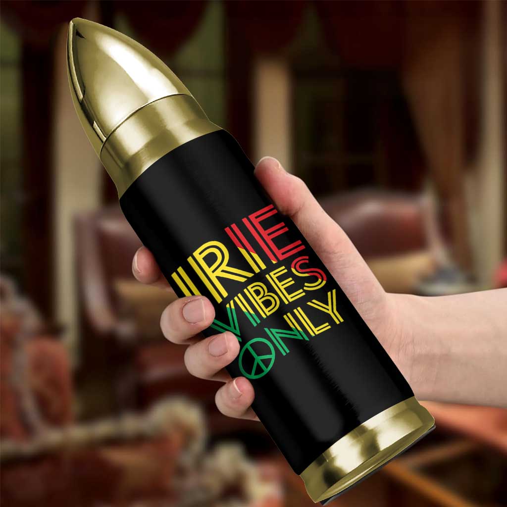 Irie Vibes Only Bullet Tumbler Rasta Reggae Roots Flag Music - Wonder Print Shop