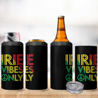 Irie Vibes Only 4 in 1 Can Cooler Tumbler Rasta Reggae Roots Flag Music - Wonder Print Shop