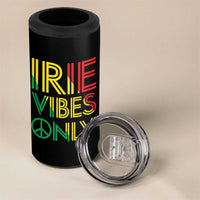 Irie Vibes Only 4 in 1 Can Cooler Tumbler Rasta Reggae Roots Flag Music - Wonder Print Shop