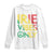Irie Vibes Only Long Sleeve Shirt Rasta Reggae Roots Flag Music - Wonder Print Shop