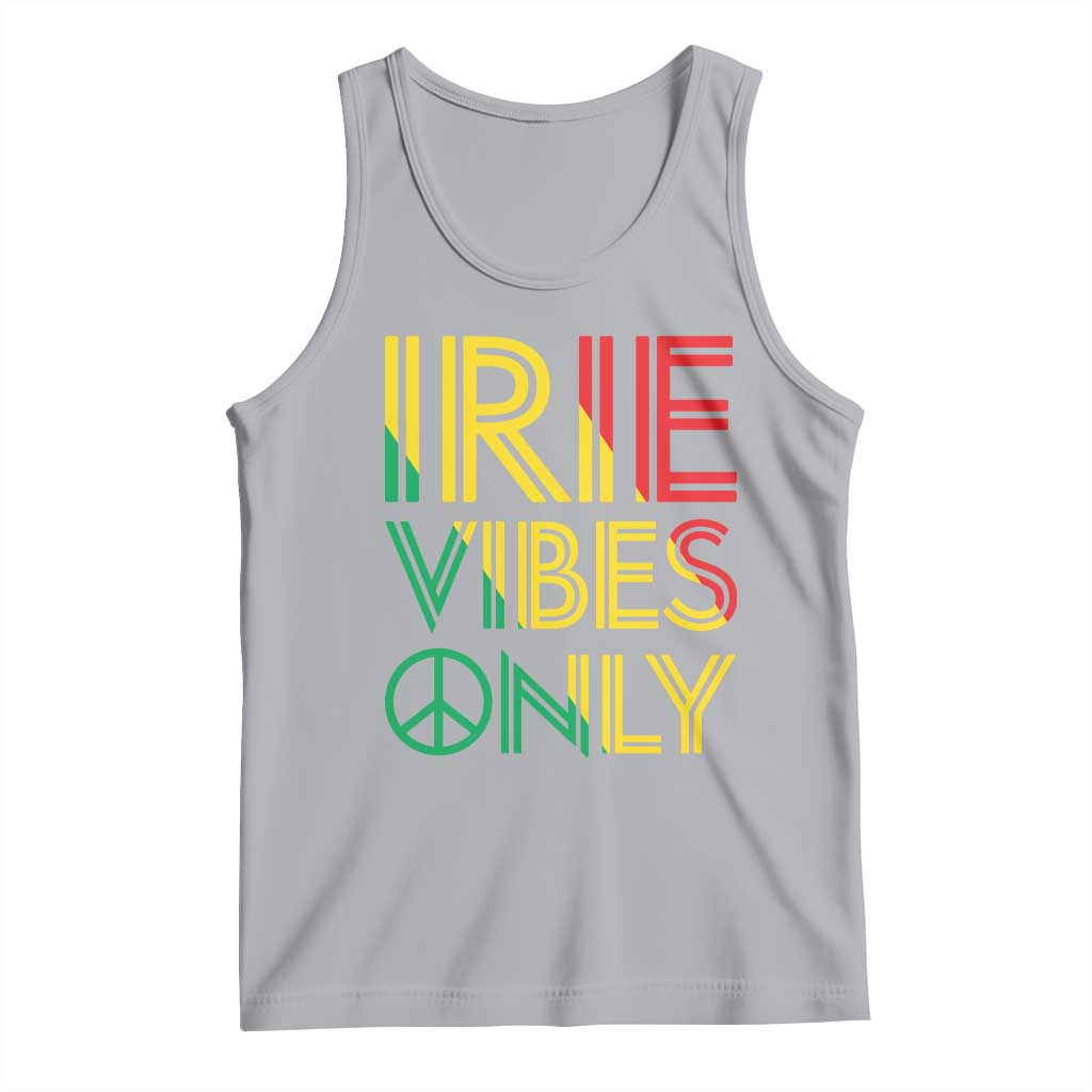Irie Vibes Only Tank Top Rasta Reggae Roots Flag Music - Wonder Print Shop