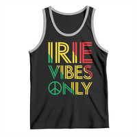 Irie Vibes Only Tank Top Rasta Reggae Roots Flag Music - Wonder Print Shop