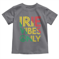 Irie Vibes Only Toddler T Shirt Rasta Reggae Roots Flag Music - Wonder Print Shop