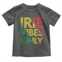 Irie Vibes Only Toddler T Shirt Rasta Reggae Roots Flag Music - Wonder Print Shop