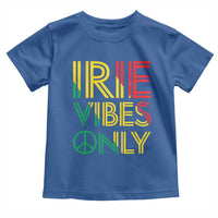 Irie Vibes Only Toddler T Shirt Rasta Reggae Roots Flag Music - Wonder Print Shop