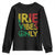 Irie Vibes Only Youth Sweatshirt Rasta Reggae Roots Flag Music - Wonder Print Shop