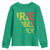 Irie Vibes Only Youth Sweatshirt Rasta Reggae Roots Flag Music - Wonder Print Shop
